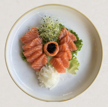 Sashimi saumon