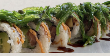 Wakame saumon roll